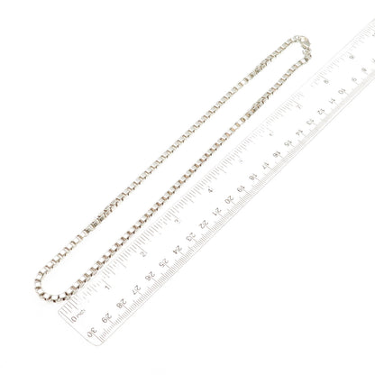 Tiffany & Co. 925 Sterling Silver Vintage Venetian Chain Necklace 18"