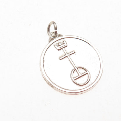 Hayward 925 Sterling Silver Vintage United Church of Christ Charm Pendant