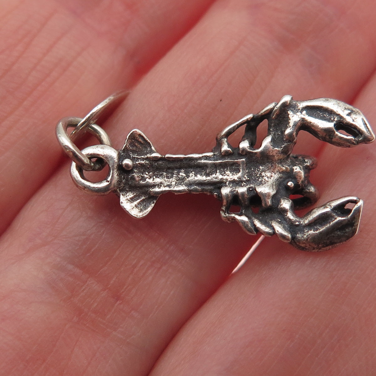 Maisels Indian Post Sterling Silver Vintage Chesapeake Bay Lobster Mini Pendant