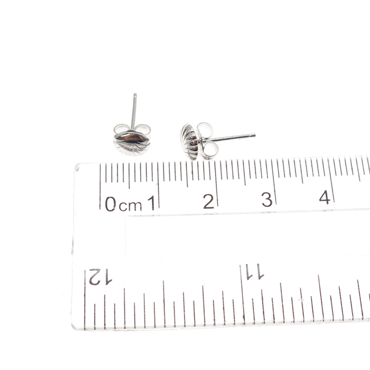 925 Sterling Silver Seashell Stud Earrings