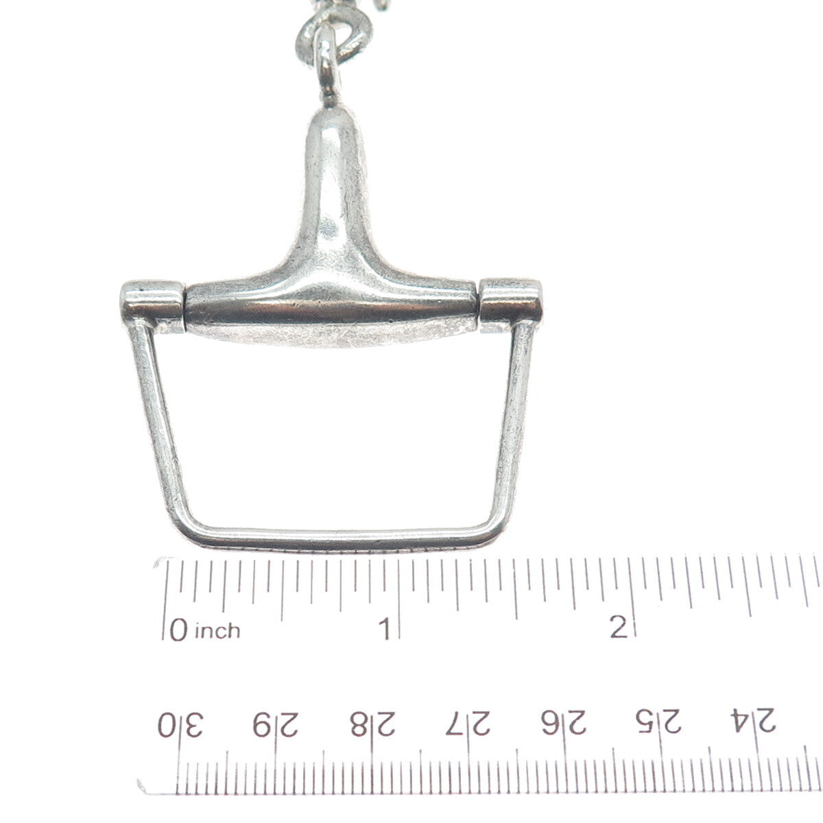 PAT AREIAS 925 Sterling Silver Vintage Snaffle Bit Belt Buckle