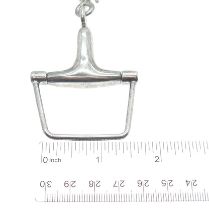 PAT AREIAS 925 Sterling Silver Vintage Snaffle Bit Belt Buckle