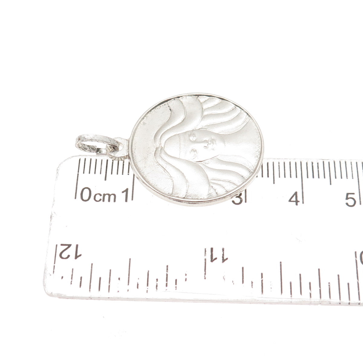 PANIGAL 800 Silver Vintage Italy Woman Charm Pendant