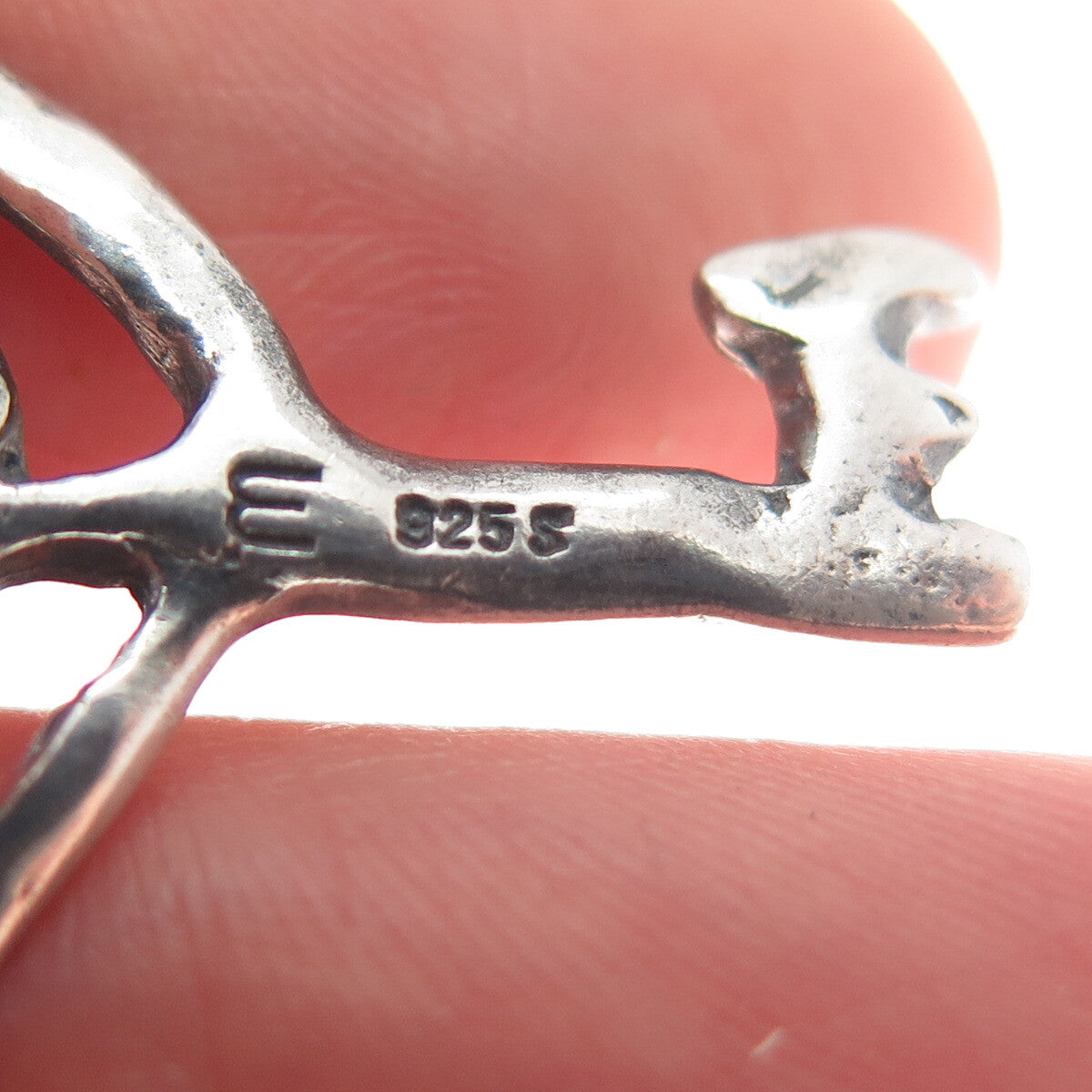 M.W. RASMUSSEN 925 Sterling Silver Vintage Denmark Key to Heaven Charm Pendant