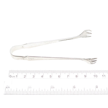 INTERNATIONAL SILVER 925 Sterling Antique 1921 Rosalind Sugar Tongs 4"