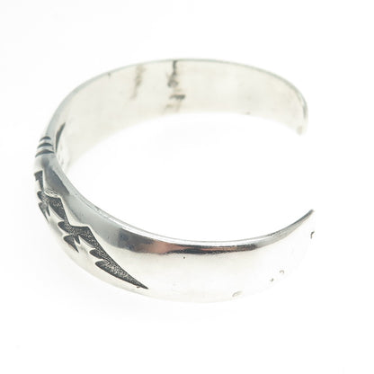 DENNIS RAMONE Old Pawn 925 Sterling Silver Mountains Adjustable Bracelet 6.75"