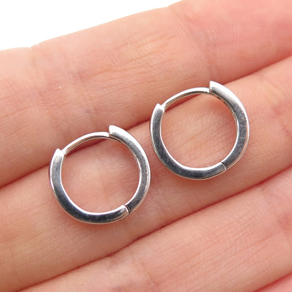925 Sterling Silver Hoop Earrings