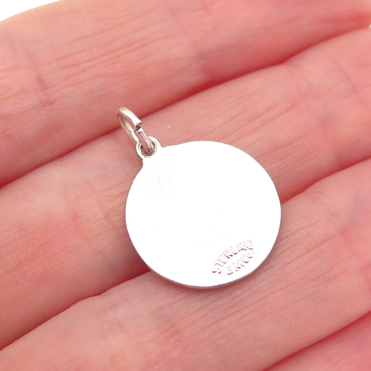 BREADNER CO. Sterling Silver Vintage Enamel Bermuda Islands Mini Charm Pendant