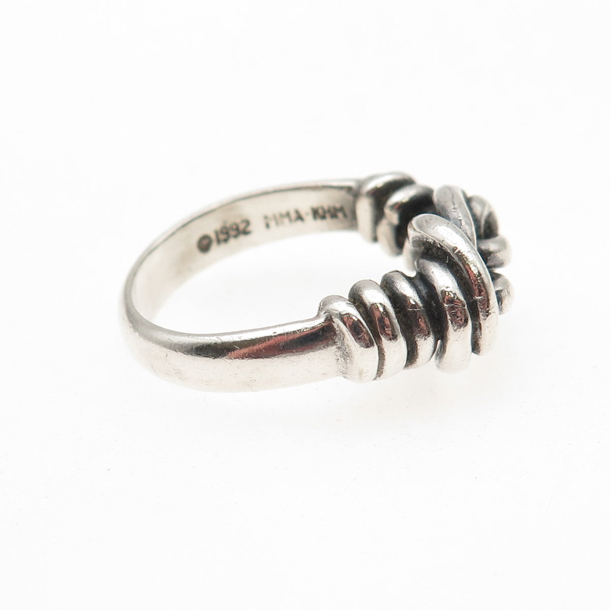 MMA Metropolitan Museum of Art 925 Sterling Silver Vintage Knot Ring Size 8.25