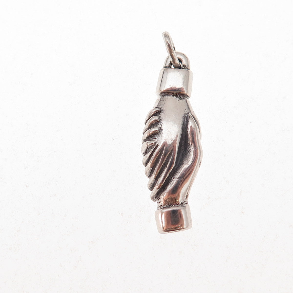 James Avery 925 Sterling Silver Vintage Friendship Handshake Charm Pendant