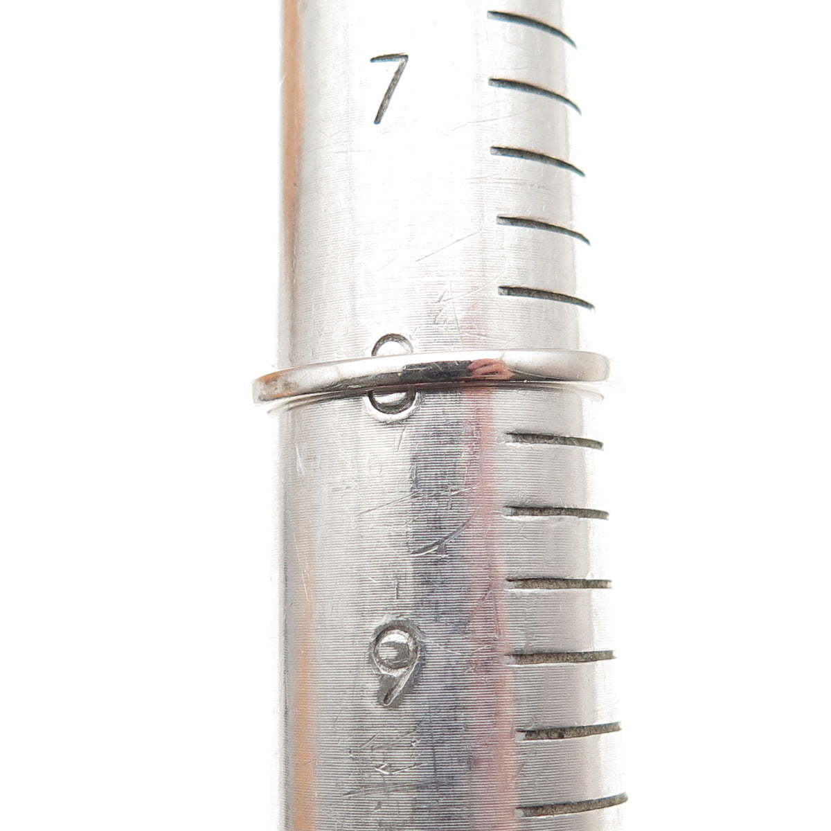925 Sterling Silver Vintage Treble Clef Ring Size 8