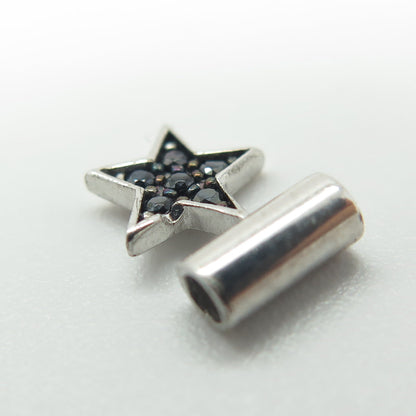 NOMINATION Italy 925 Sterling Silver Black Spinel Star SeiMia Pendant