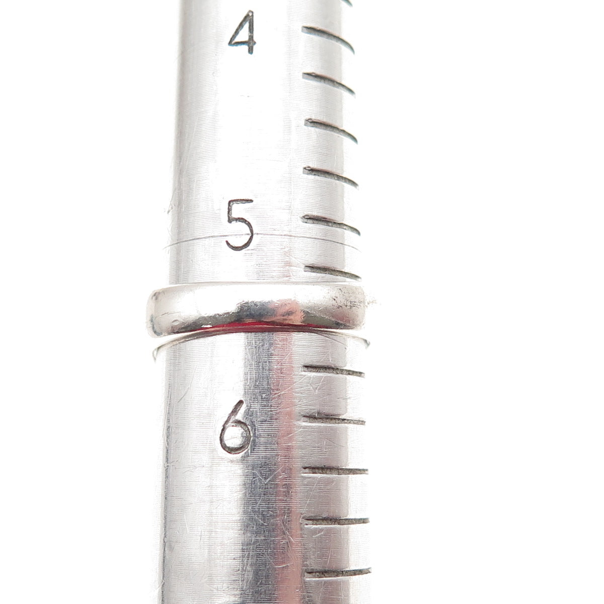 CNA Pranda 925 Sterling Silver Real Emerald-Cut Blue Topaz Ring Size 5.5