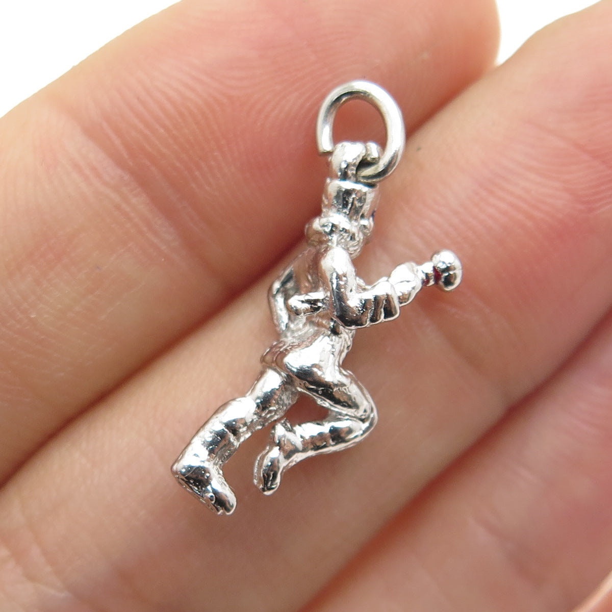 925 Sterling Silver Antique Grand Marshall Parade Minimalist Charm Pendant