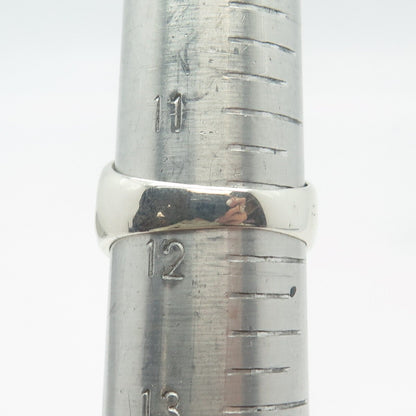 925 Sterling Silver Vintage Glass "Egirdin Dag Kom Okulu" School Ring Size 11.75