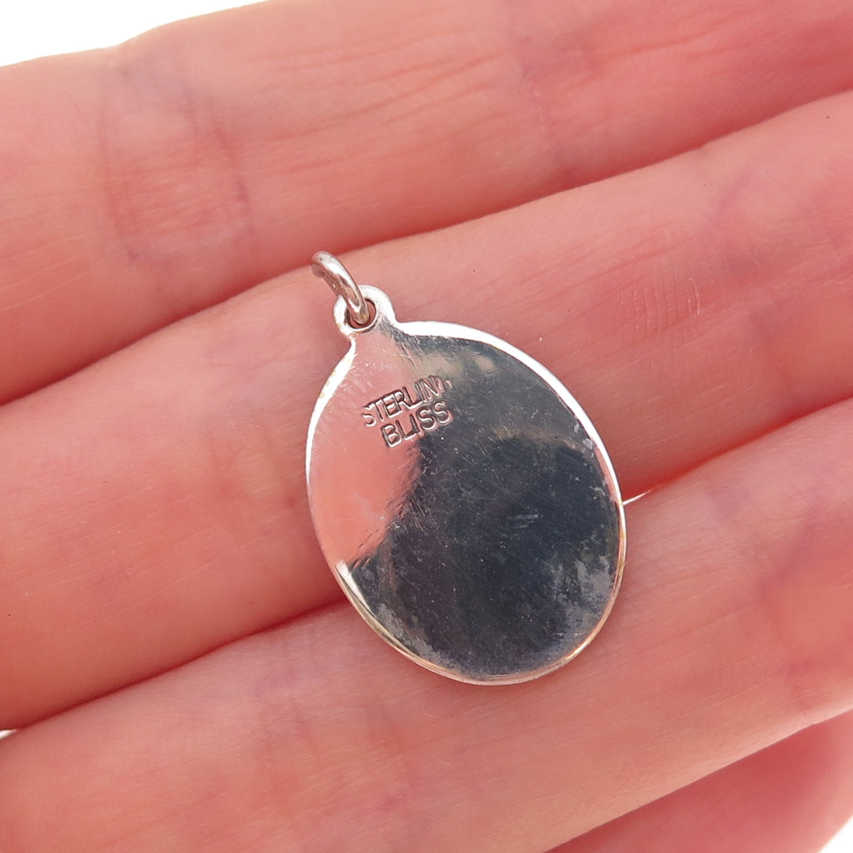 Bliss 925 Sterling Silver Antique Art Deco Saint Daniel Religious Charm Pendant