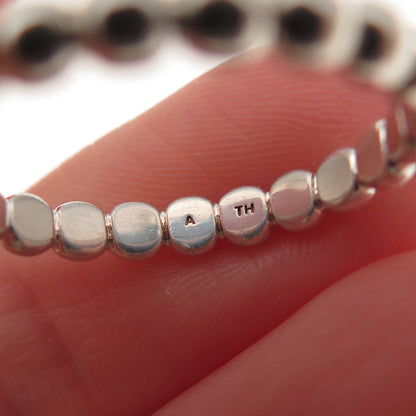 Mejuri 925 Sterling Silver Bubble Band Ring Size 7