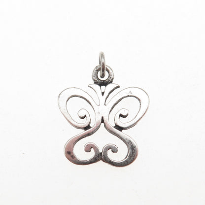 JAMES AVERY 925 Sterling Silver Vintage Spring Butterfly Charm Pendant