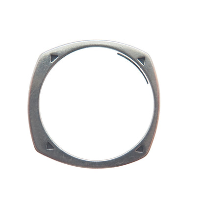 AVA YETTER 925 Sterling Vintage Southwestern Turquoise Stackable Ring Size 10.25