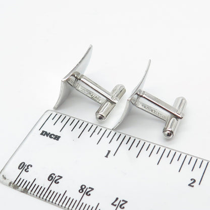 925 Sterling Silver Vintage Square Cufflinks