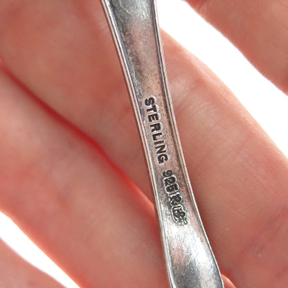 RODEN BROS 925 Sterling Silver Antique Earl Kitchener Army & Navy Coffee Spoon