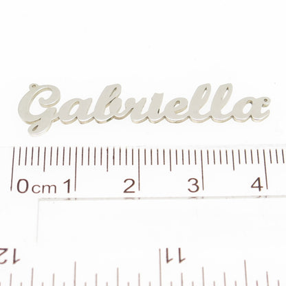 925 Sterling Silver "Gabriella" Personalized Centerpiece Pendant