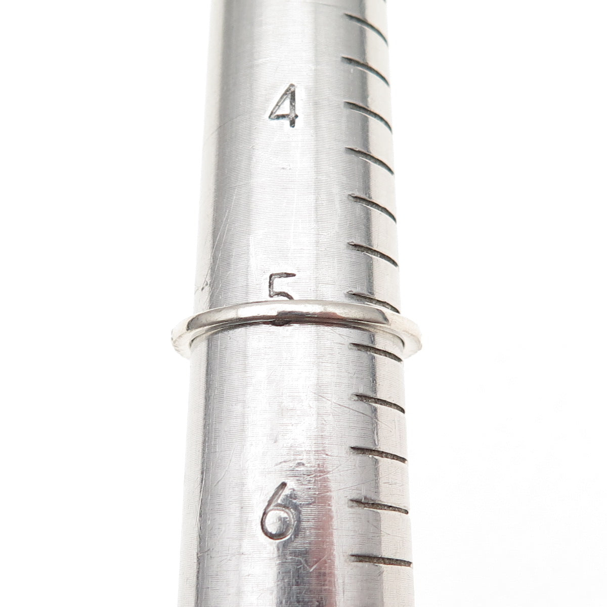 925 Sterling Silver Round-Cut C Z Half Eternity Stackable Band Ring Size 5.25