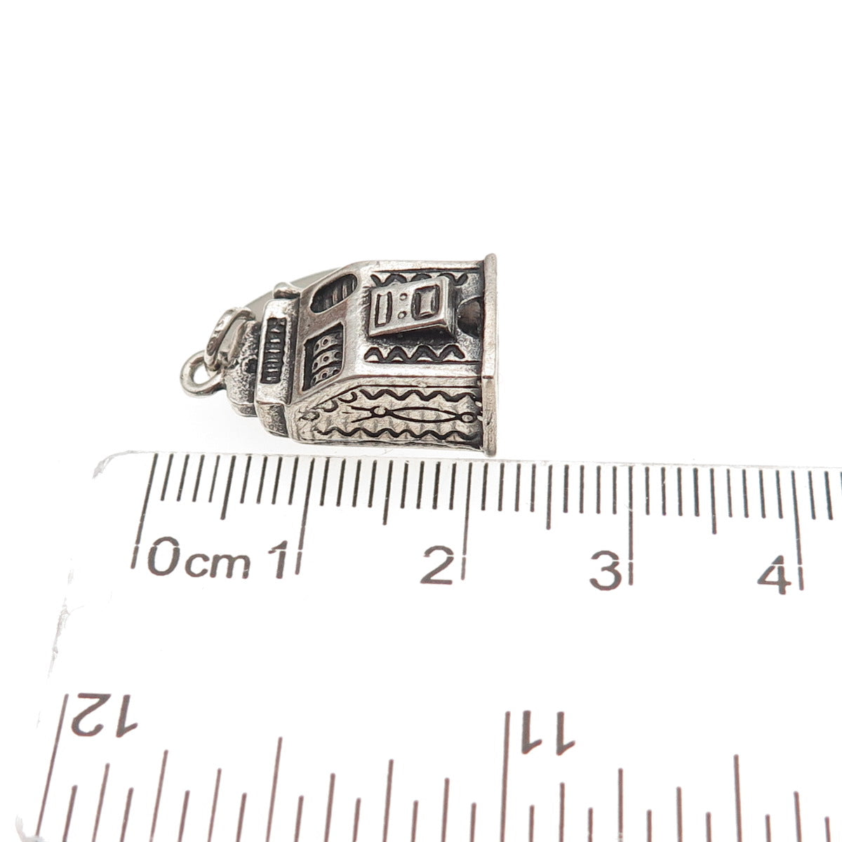 Maisels Indian Old Pawn 925 Sterling Vintage Slot Machine Casino 3D Mini Pendant