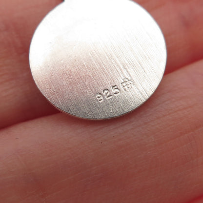 925 Sterling Silver Vintage St. Theresa Religious Mini Charm Pendant