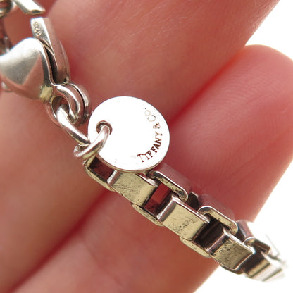 Tiffany & Co. 925 Sterling Silver Vintage Venetian Link Bracelet 7.25