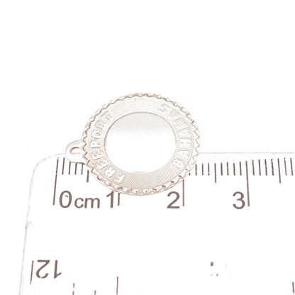 Sasco 925 Sterling Silver Vintage Freeport Bahamas Charm Pendant