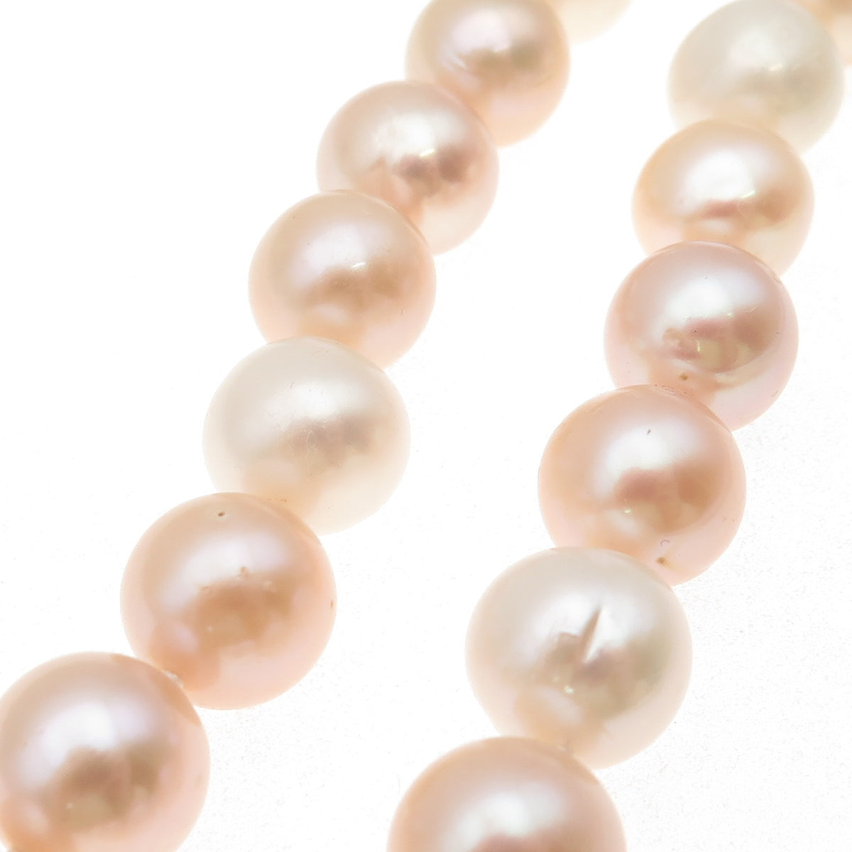 925 Sterling Silver Vintage WW Real Pearl Beaded Necklace 20"