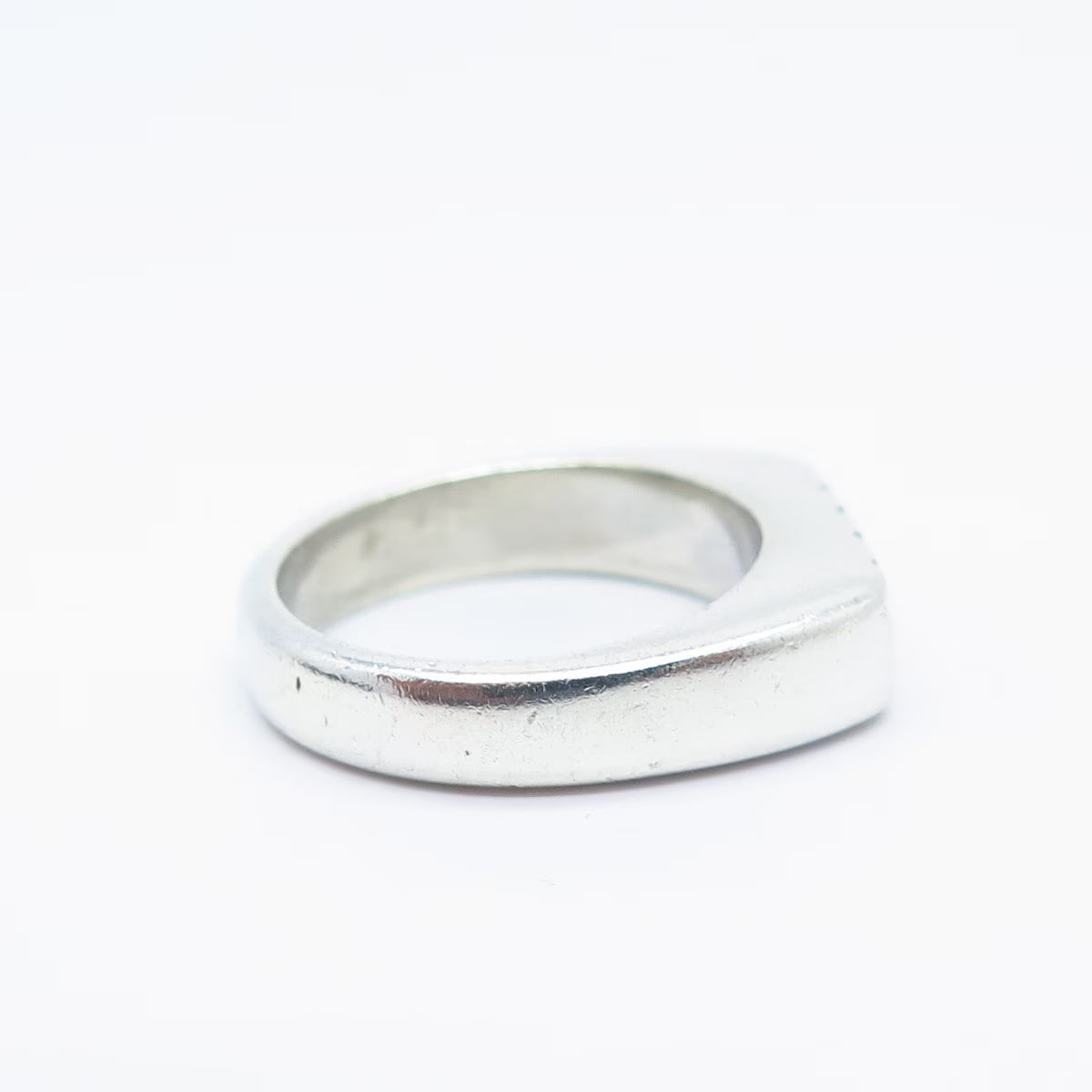 925 Sterling Silver Vintage Striped Ring Size 6.25