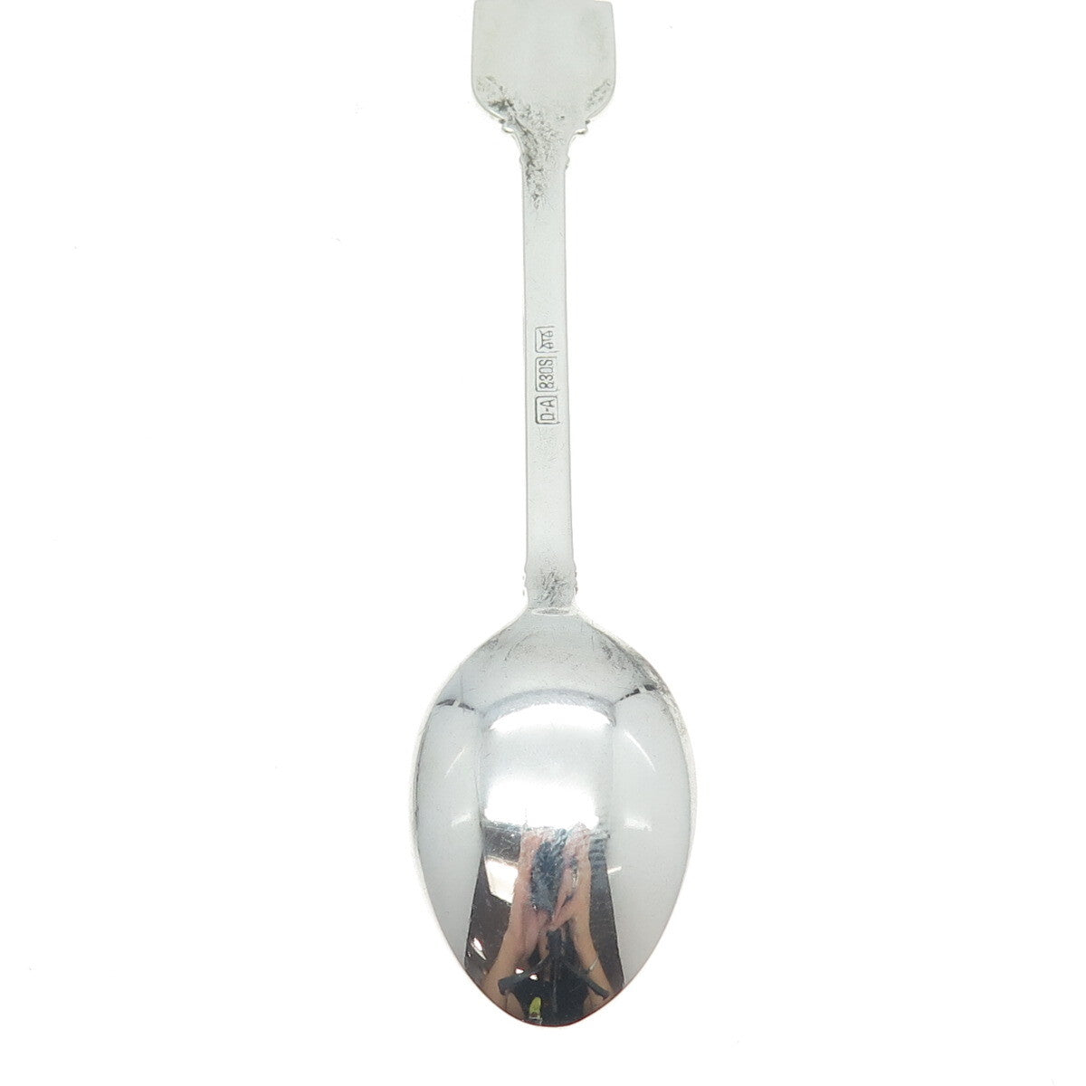 DAVID ANDERSEN 830S Silver Antique Norway Oslo States & Cities Coffee Spoon