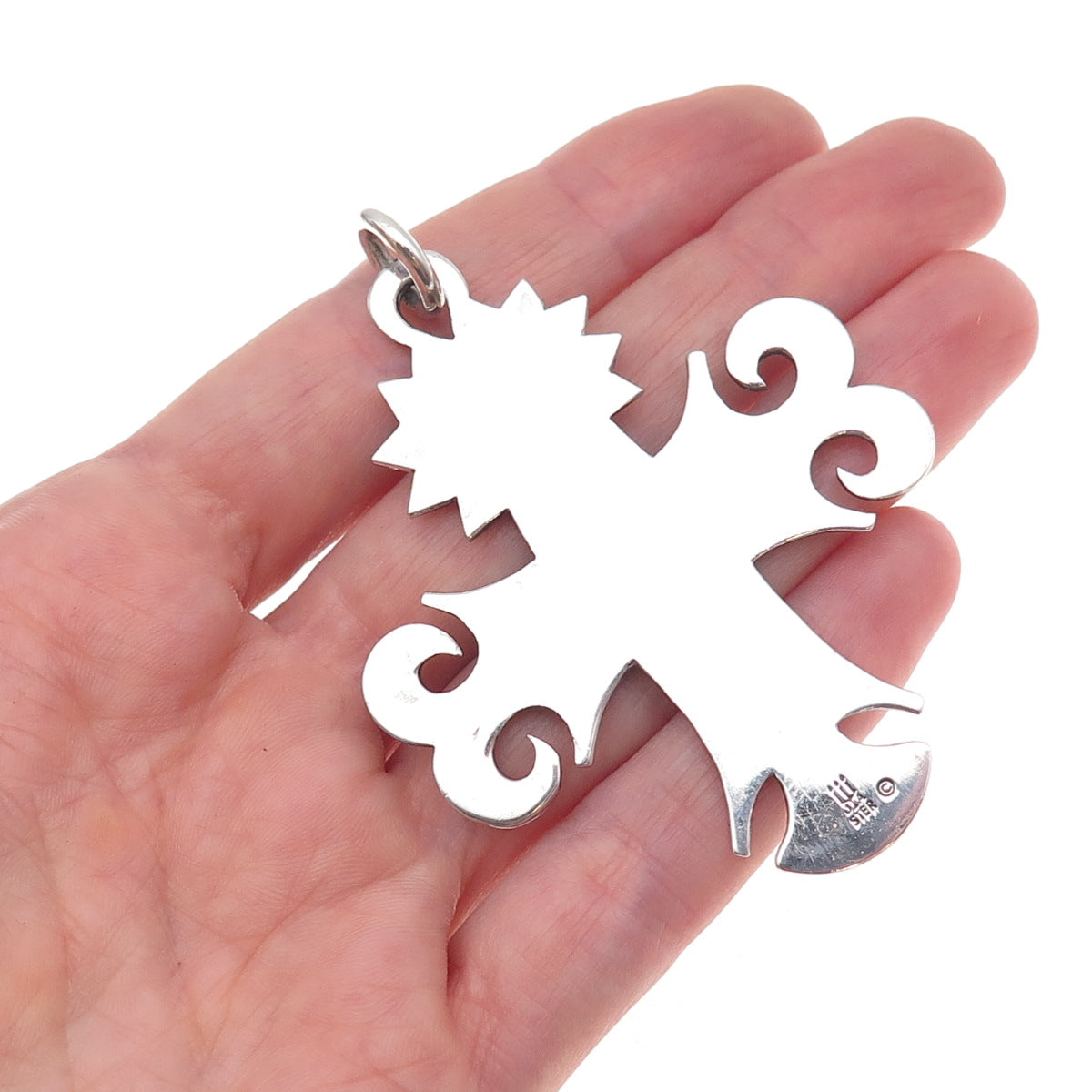 James Avery 925 Sterling Silver Vintage La Primavera Cross Pendant