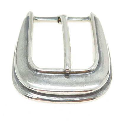 PATRICIA VON MUSULIN 925 Sterling Silver Vintage Modernist Belt Buckle