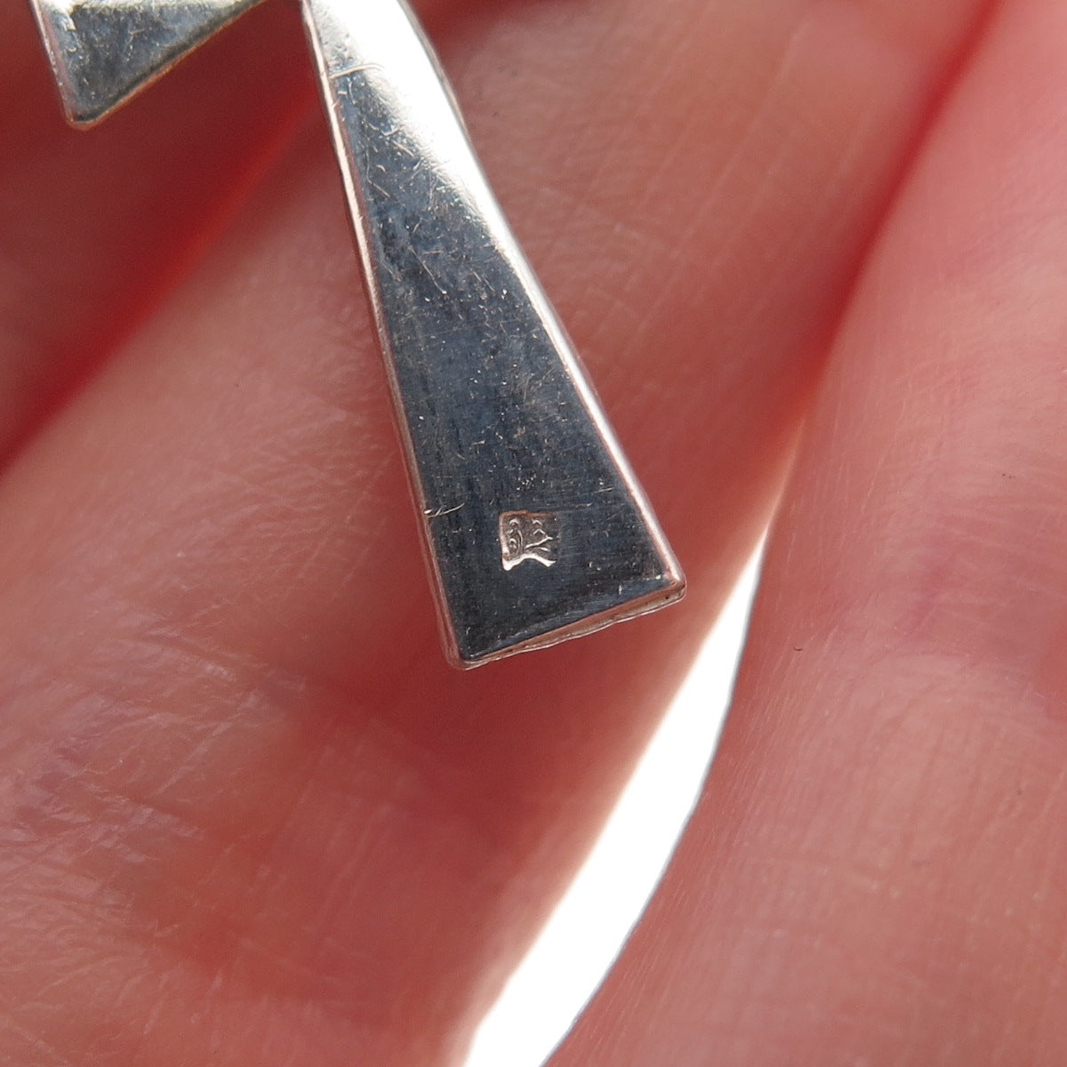 800 Silver Vintage Egyptian Ankh Charm Pendant