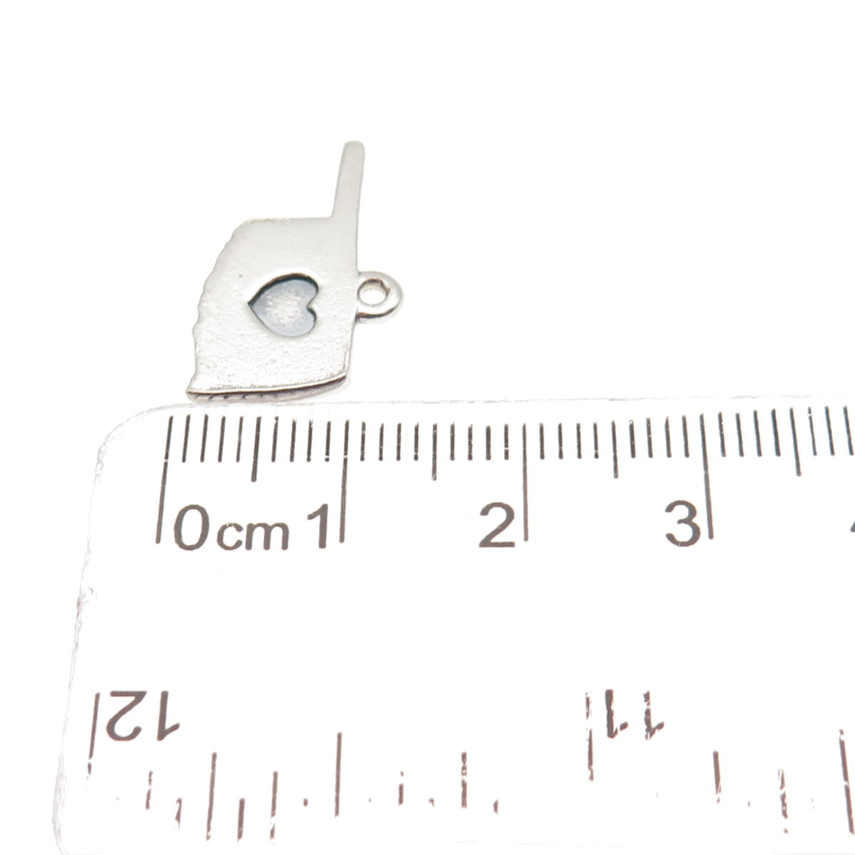 James Avery 925 Sterling Silver Vintage I Love Oklahoma Mini Charm Pendant