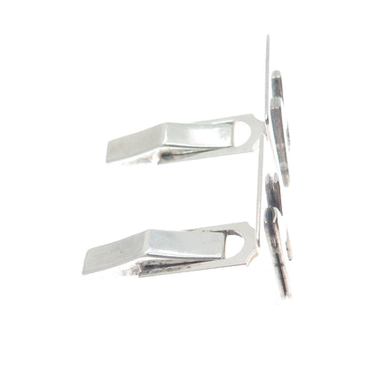 925 Sterling Silver Vintage Letter "M" Initial Cufflinks