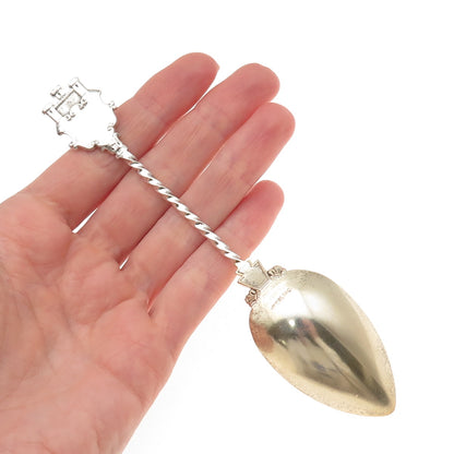 E.P. Roberts & Son 925 Sterling Silver Antique 1891 Fort Pitt Coffee Spoon