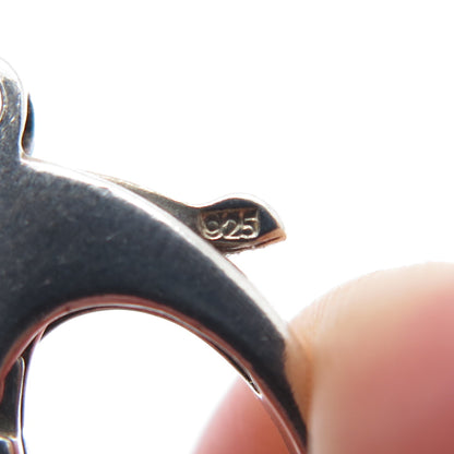 925 Sterling Silver Vintage Bracelet & Necklace Lobster Claw Lock Clasp