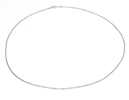 925 Sterling Silver Italy Venetian Chain Necklace 20"