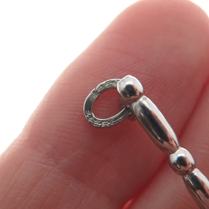 BEAU 925 Sterling Silver Antique Wood Judge's Hammer Charm Pendant