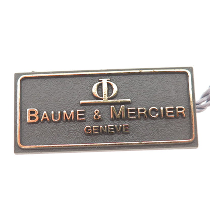 Baume & Mercier 12mm Italy Black Genuine Leather Watch Classic Band Strap