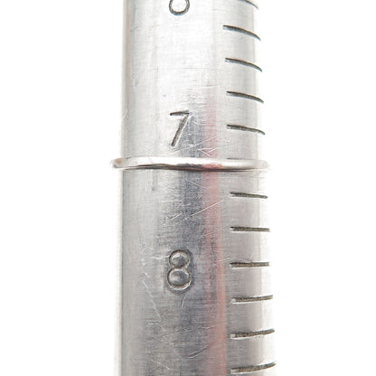 925 Sterling Silver Real Oval-Cut Blue Topaz Ring Size 7.25