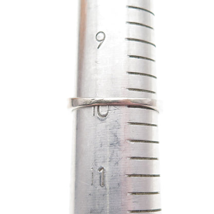 925 Sterling Silver Vintage Real Opal Butterfly Ring Size 10