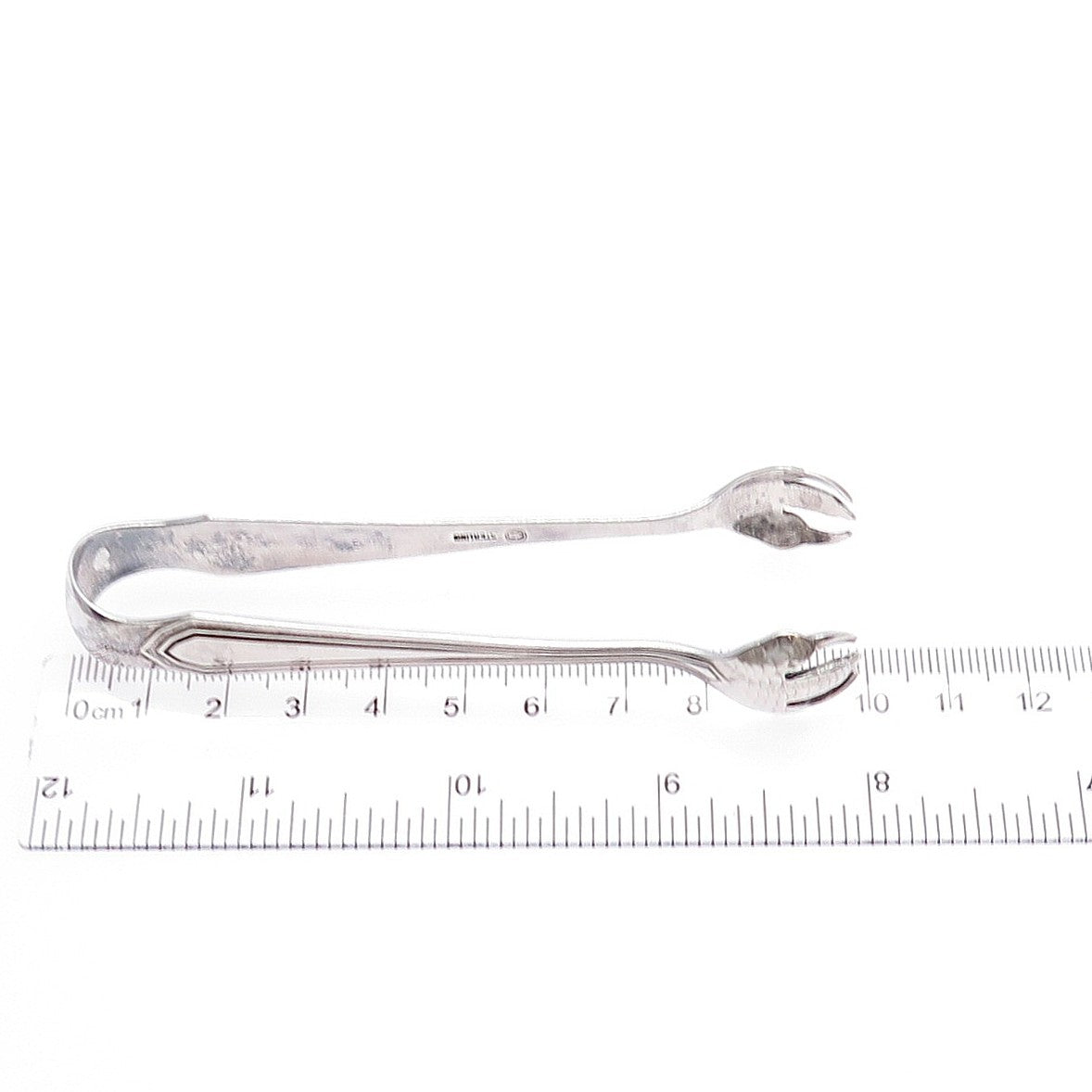 MOUNT VERNON 925 Sterling Silver Antique 1911 Sulgrave Sugar Tongs