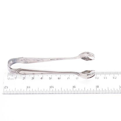 MOUNT VERNON 925 Sterling Silver Antique 1911 Sulgrave Sugar Tongs