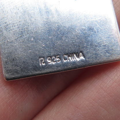ROSS SIMONS 925 Sterling Silver Vintage Love For Life Heart Charm Pendant