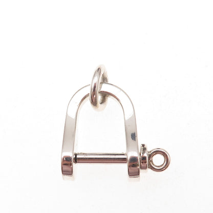 Tiffany & Co. 925 Sterling Silver Vintage Horseshoe Key Chain Ring
